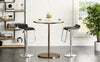 Bar Stools × 2 Padded Seat Faux Leather Swivel Home Kitchen Breakfast Muti Types