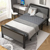 3FT Folding Single Guest Bed Padded Fold Up Metal Framed Sleeper Dormitory UK
