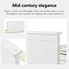 Solid Wooden Bed Frame 3ft 4ft6 Single Double Size Bed Frame Pine Wood in White