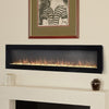 LED Fireplace Media Wall Fire Wall Mounted / Standing Electric Heater 40-100in