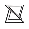2x Industrial Steel Metal Table Legs Triangle Frame for Dining/Bench/Office/Desk