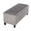Hinge Lid Ottoman Storage Box Chesterfield Blanket ToyBox Pouffe Bench Footstool