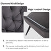 Noble Set of 2 Dining Chairs Velvet Armchairs Upholstered Soft Seat Back Metal