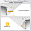 10.5CM Adjustable Door Ramp Adjustable Aluminum Rise Entry Ramp for Wheelchairs