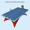 Table Tennis Automatic Ping Pong Balls Training Machine w/100 Balls Adjustable