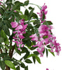 Large Potted Pink Wisteria Flower Artificial Tree Fake Plant Home Garden Decor