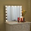Hollywood Mirror Front Light LED Dressing Table 16 Vanity Lighted Dimmable Bulbs
