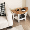 Semicircular Shower Bench 2-Tier Bath Bench Seat Bathroom Inside Shower Stool