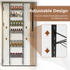 Over The Door Pantry Rack Adjustable Behind Door Organizer w/ 6 Metal Baskets