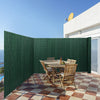 Bamboo Slat Natural Garden Fencing Privacy Screen Fence Panel Roll Green Yellow