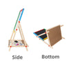 2 In 1 Kids Wooden Easel Blackboard Whiteboard Childrens Drawing Art Chalk Board