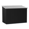 8.5x4ft Anthracite Garden Storage Shed Pent Roof Tools Shed with Acrylic Window