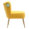 Scallop Back Armchair Cocktail Sofa Accent Seat Living Bedroom Cafe Lounge Sofa