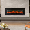 Electric Heater 50In LED Fireplace Wall Mounted Inset Standing Media Log Fire