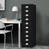 Office Home Metal Filing Cabinet Cupboard on Castors Cabinet 3-10 Drawer Storage