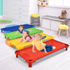 Kids Stackable Daycare Cot 130 x 58cm Toddler Space Saving Naptime Sleeping Cot