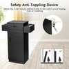 Beauty Salon Storage Cabinet Locking Barber Styling Equipment Station