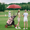 3 Wheel Golf Push Cart Lightweight Folding Pull Golf Trolley Golf Bag Holder