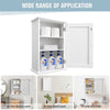 Bath Bathroom Cabinet 4 Drawer Floor Storage Cupboard Wooden Storage Unit White