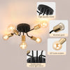 Chic LED Lamp Ceiling Light Modern Chandelier Living Room Bedroom Pendant Pndoog