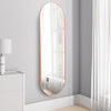 150Cm Full Length Makeup Mirro Arched Frame Wall Mounted Bedroom Dressing Room