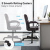 360° Swivel Office Computer Desk Chair Height Adjustable PU Leather Task Chair