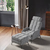 Recliner Chair Occasional Sleeper Sofa Armchair Lounge Footstool Set