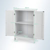 Bathroom Floor Cabinet Free Standing Storage Cupboard Display Organiser