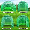 4 Size Fully Galvanised Steel Frame Poly Tunnel Greenhouse Polytunnel Tunnel