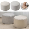 Round Bean Bag Footstool Footrest Stool Chair Pouffe Beanbag Full Filled Seat UK