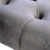 100cm Chesterfield Footstool Coffee Table Velvet Pouffe Stool Bed Bench Chair UK