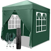 2X2M Garden Heavy Duty Pop Up Gazebo Marquee Party Tent Wedding Canopy W/4 Sides