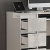 High Gloss 6 Drawers Dressing Table White Study Home Office Makeup Computer Desk