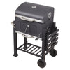 Outdoor Jr Smoker Barbecue Charcoal Portable BBQ Grill Camping Garden w/ Wheels