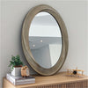LUVODI Classic Oval Wall Mirror Decorative Hanging Mirror fr Bedroom Living-Room