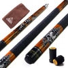 CUESOUL ROCKIN Series 58" 19/20/21oz Maple Pool Cue Stick Set