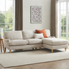Dusk Hampshire Beige Textured Weave Right Hand Chaise Sofa RRP£1200