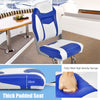 High Back Boat Seat Folding Fishing Captain Boat Seat w/ Sponge Cushion