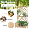 Vertical Indoor & Outdoor Plant Container Raised Garden Bed-Natural