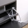 SHOE CABINET 2 DRAWER STORAGE CUPBOARD RACK SHELF FOOTWEAR ORGANISER SHOE STAND