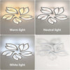 Modern Chandelier LED Lamp White Frame Ceiling Light Living Room Pendant Lights