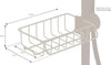 Shower Storage Caddy Screws onto Shower Pole No Drill Bathroom Shelf