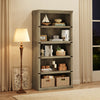 5 Tier Wooden Bookcase Shelving Display Storage Shelf Unit Wood Furniture