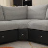 Luxury 2, 3 Seater Linen Fabric Couch Sofa Corner Chaise Living Room Furniture