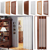 PVC Wood Effect Folding Door Internal Accordion Concertina Sliding Door Divider