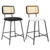 1/2/4/6x Breakfast Bar Stool w/ Backrest Footrest Cafe Lounge Kitchen Pub Chair