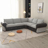 Panana Sofa Suite Set 3 2 or Corner Chaise in Dark Grey Or Light Grey