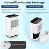 25L/Day Quiet Air Dehumidifier with Purifier, Timer, for Home Laundry