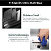 1.0 Large Super Deep Single Bowl Square Stainless Steel Kitchen Sink Ttpvkysmrab