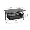 Aluminium Folding Table Portable Storage Desk Camping Garden Party Diner Fishing
